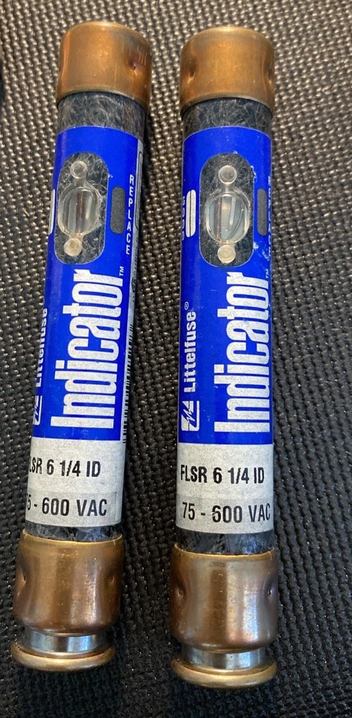 4 Littelfuse FLSR-6-1/4 Fuses # W-02