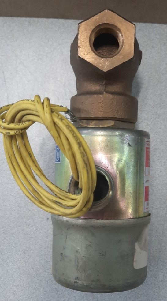 J.D GOULD CO. Q-3 SOLENOID VALVE 3/8″ 120V 60CYC 5-150PSI 14W U39043 Q3 – NOS