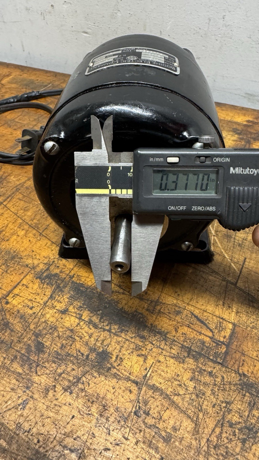 BODINE ELECTRIC Motor, INT 115V 1/4HP 5,000 RPM Made in USA