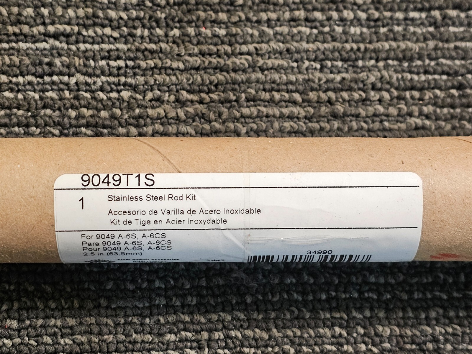 Telemecanique Sensors Float Switch 2 1/2″ Rod D+G 9049T1S Stainless Steel