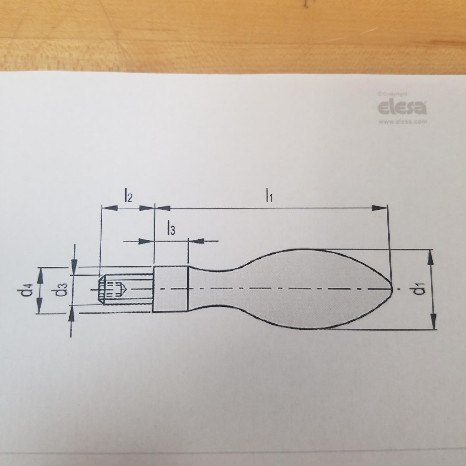 Elesa DIN 39-ST-36-E, Machine Steel Shaped Handles. – NEW