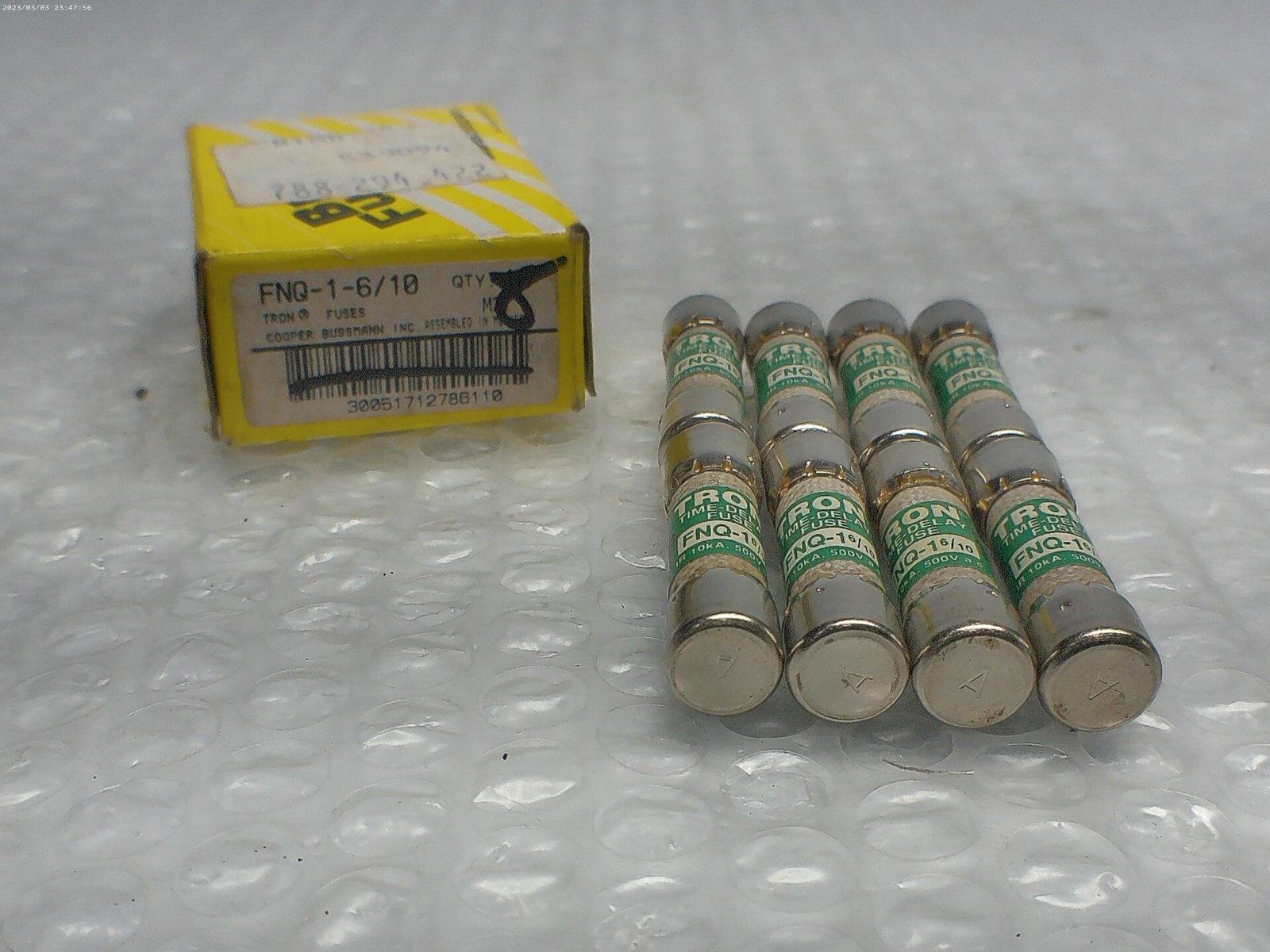 BUSSMANN FNQ-1-6/10 FUSE PKG OF 8 NSMP