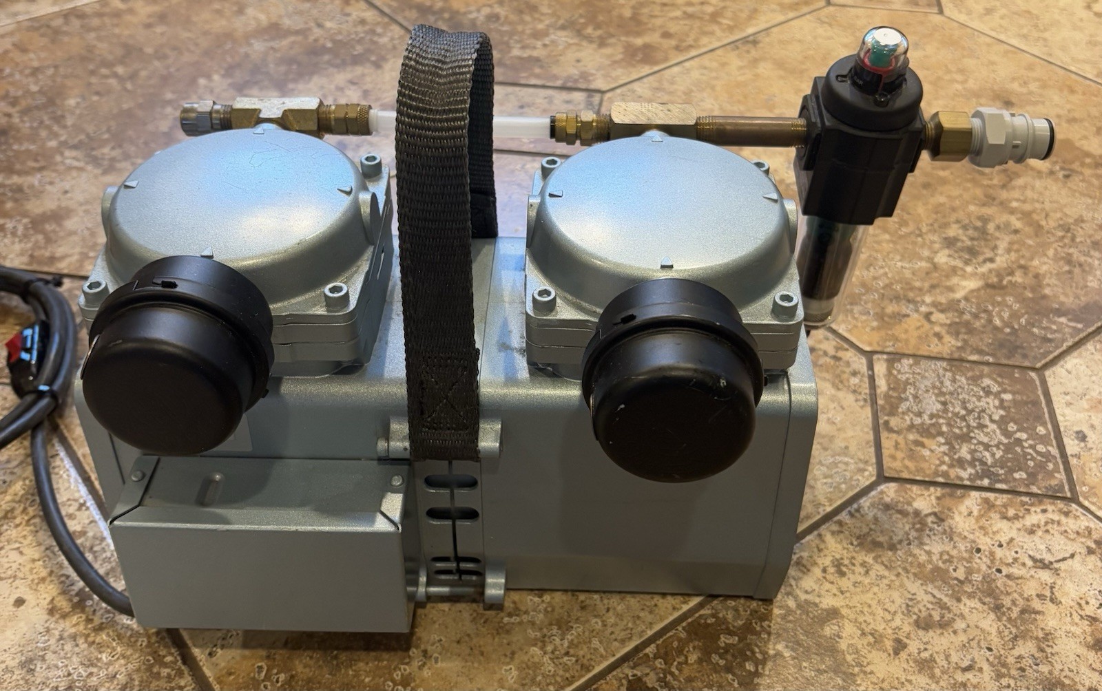 Set of Two-Air Compressor: Gast Model Number : BFB-DAA-P716A-EB