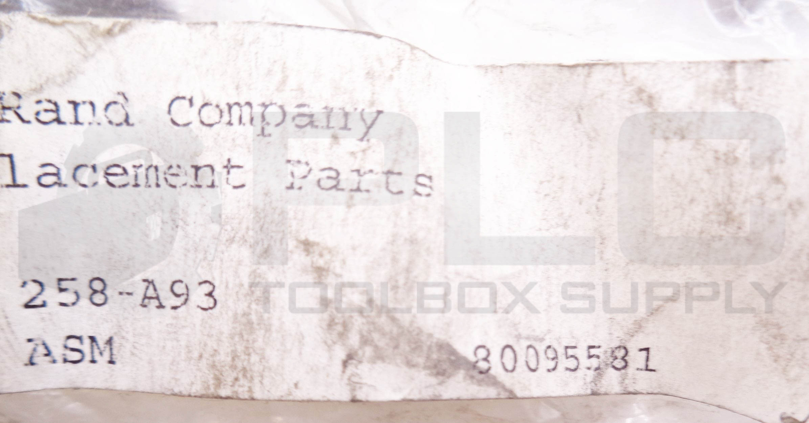 NEW INGERSOLL RAND 258-A93 TRIGGER ASSEMBLY, 80095581