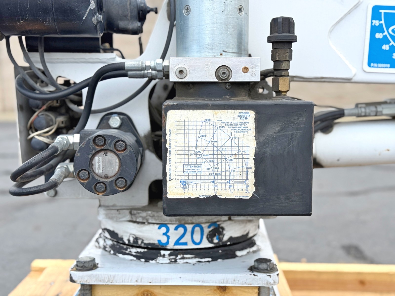 Auto Crane 3203PRX 3200lb Hydraulic Service Crane Truck Mounted Telescopic Boom