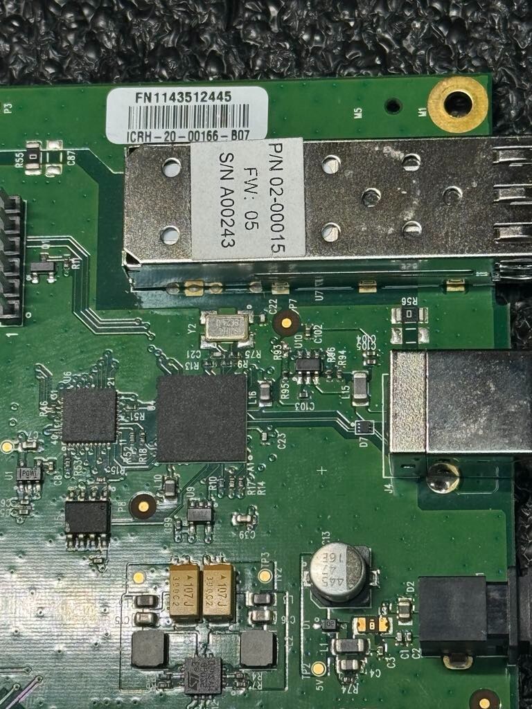 HL 41-00085-A03 ICRH-20-00166-B07 CONTROLLER Board AVAGO AFBR-5710PZ Transceiver