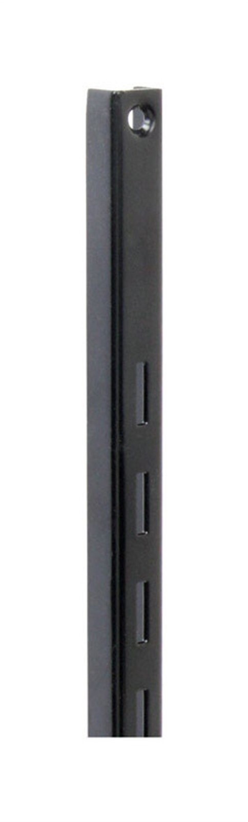 Knape & Vogt 80 BLK 24 Steel Black Single Slot Standard Shelf 2 ft. (Pack of 10)