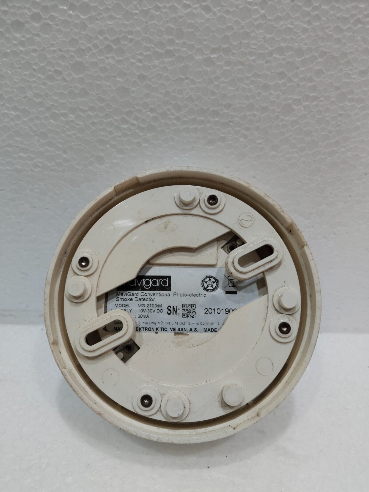 MaviGard MG-2100/M Photo-electric Smoke Detector 10-30V DC