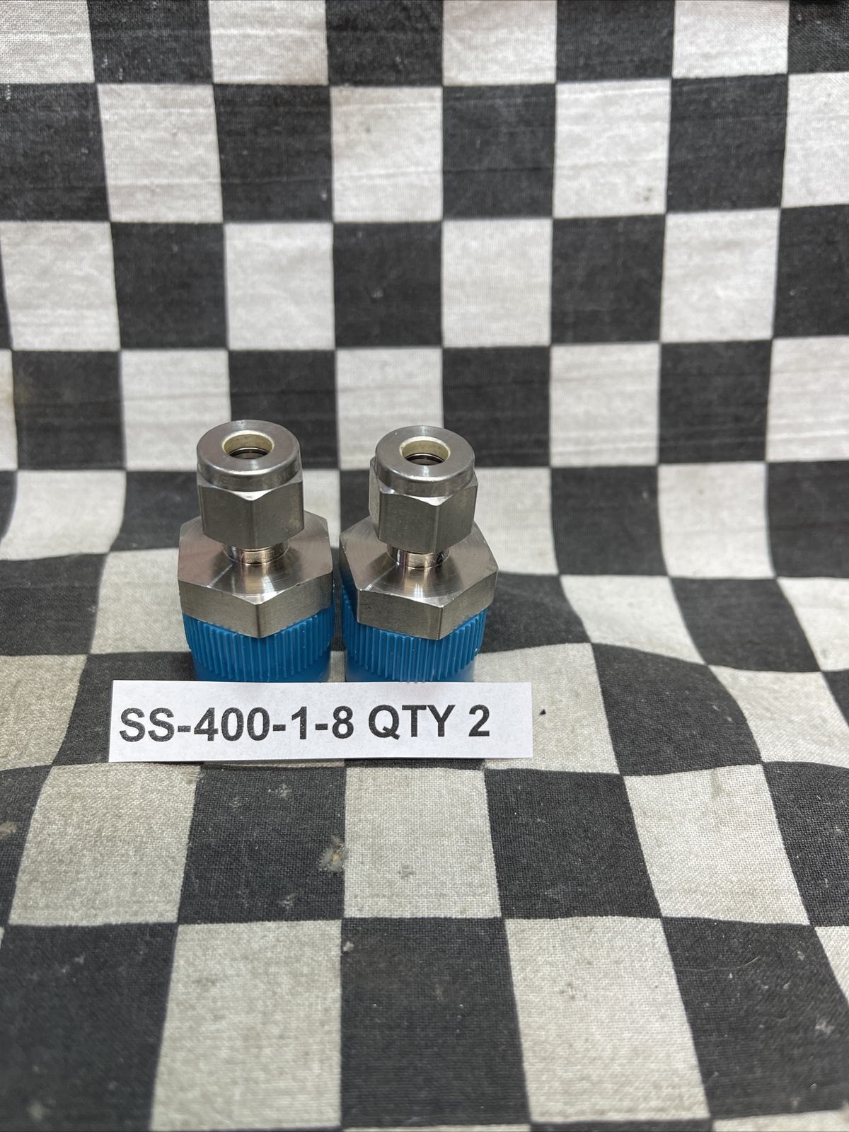SWAGELOK MALE CONNECTOR, SS-400-1-8, SS-600-1-8, SS-810-1-6, LOT OF 5 #1229V3