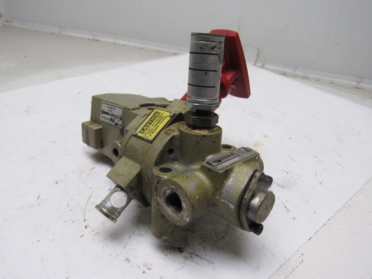 Ross 2773A3939 2/2 Quick Exhaust Safety Shut Off Lock Out Valve 110V Coil