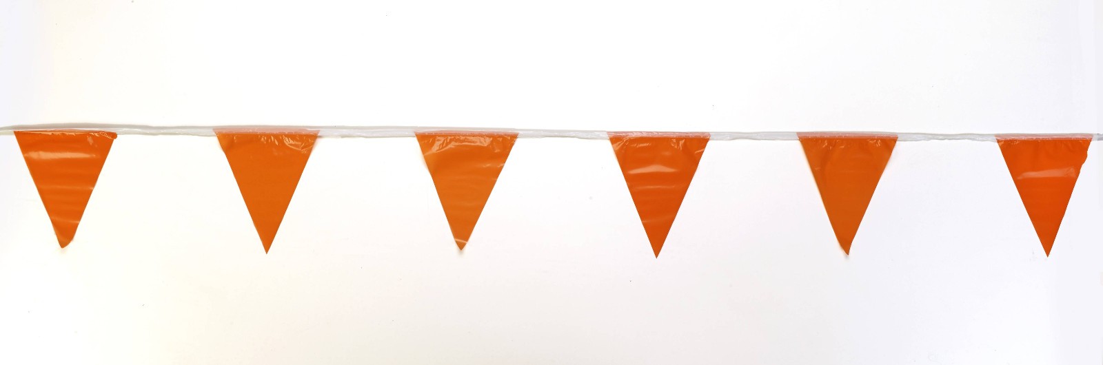 ORANGE PENNANT FLAGS #14991-45-0 – 60FT LENGTH PER UNIT Lot of TWO (2) #