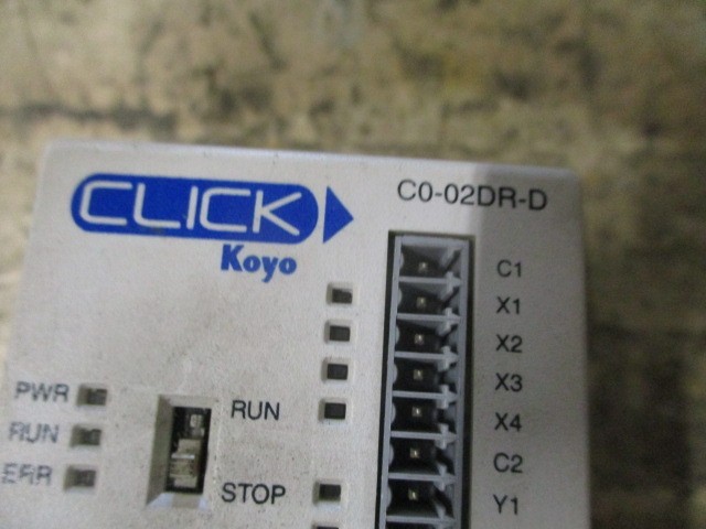 AutomationDirect C0-02DR-D CLICK Koyo Analog CPU Module 24VDC 4IN 4OUT *Tested*