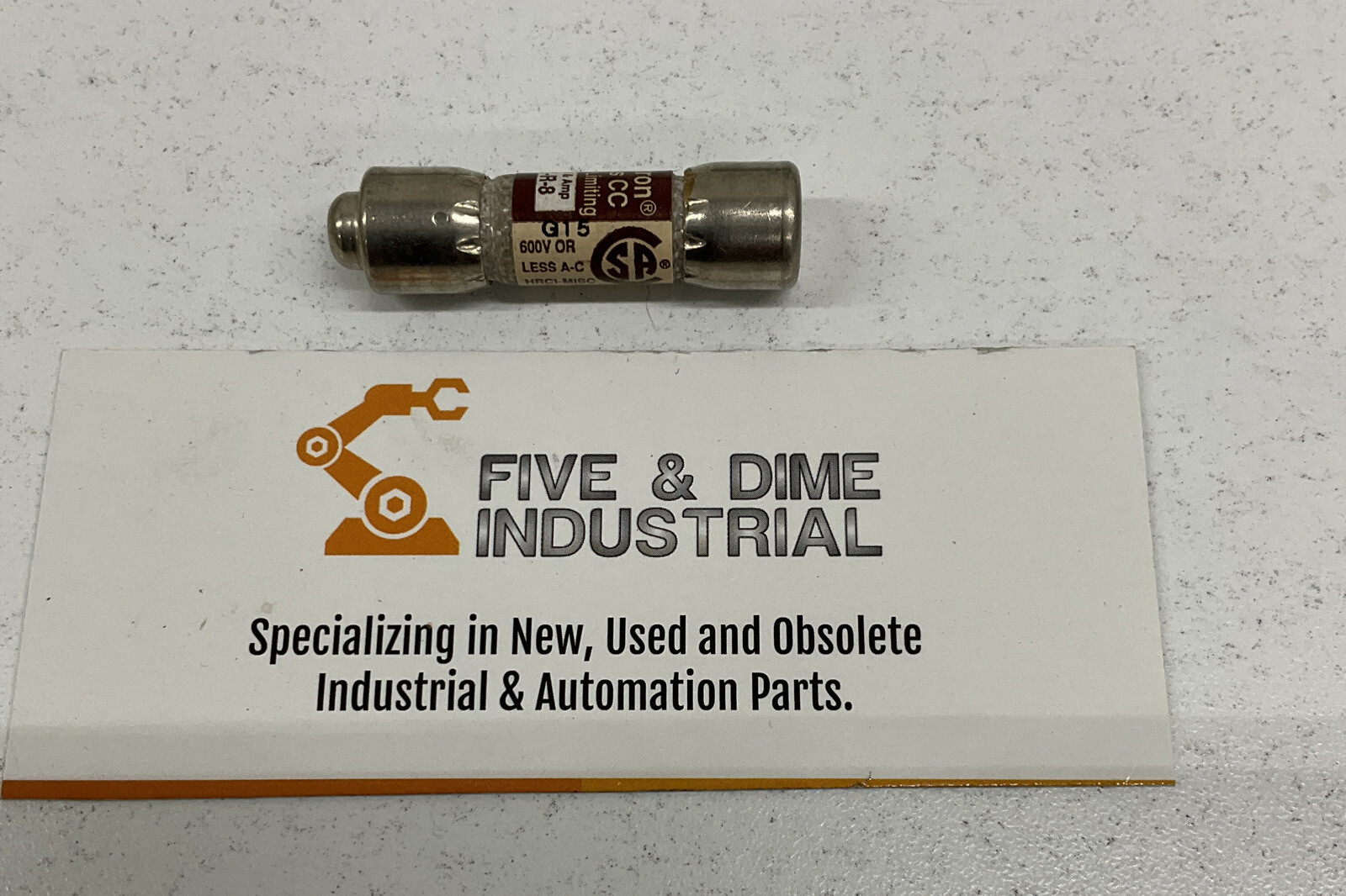 Bussmann KTK-R-8 Lot of 2 Limitron Fuses Class CC 600V