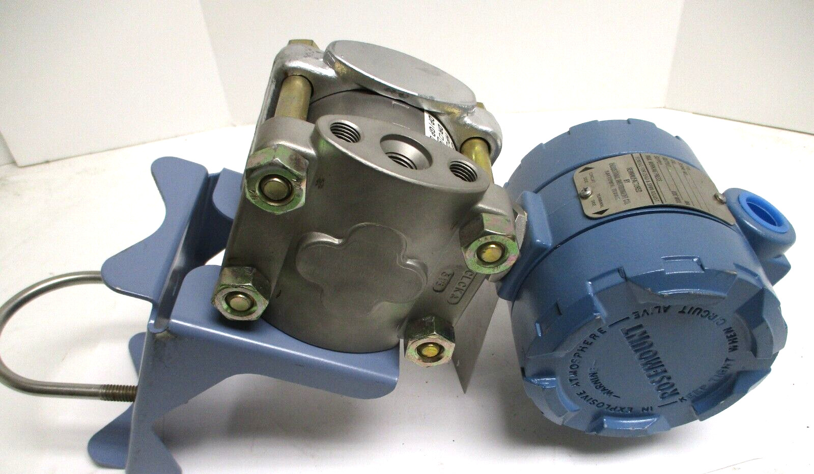 ROSEMOUNT , 1151GP7S22B1 , TRANSMITTER , with BRACKET , RECONDITIONED