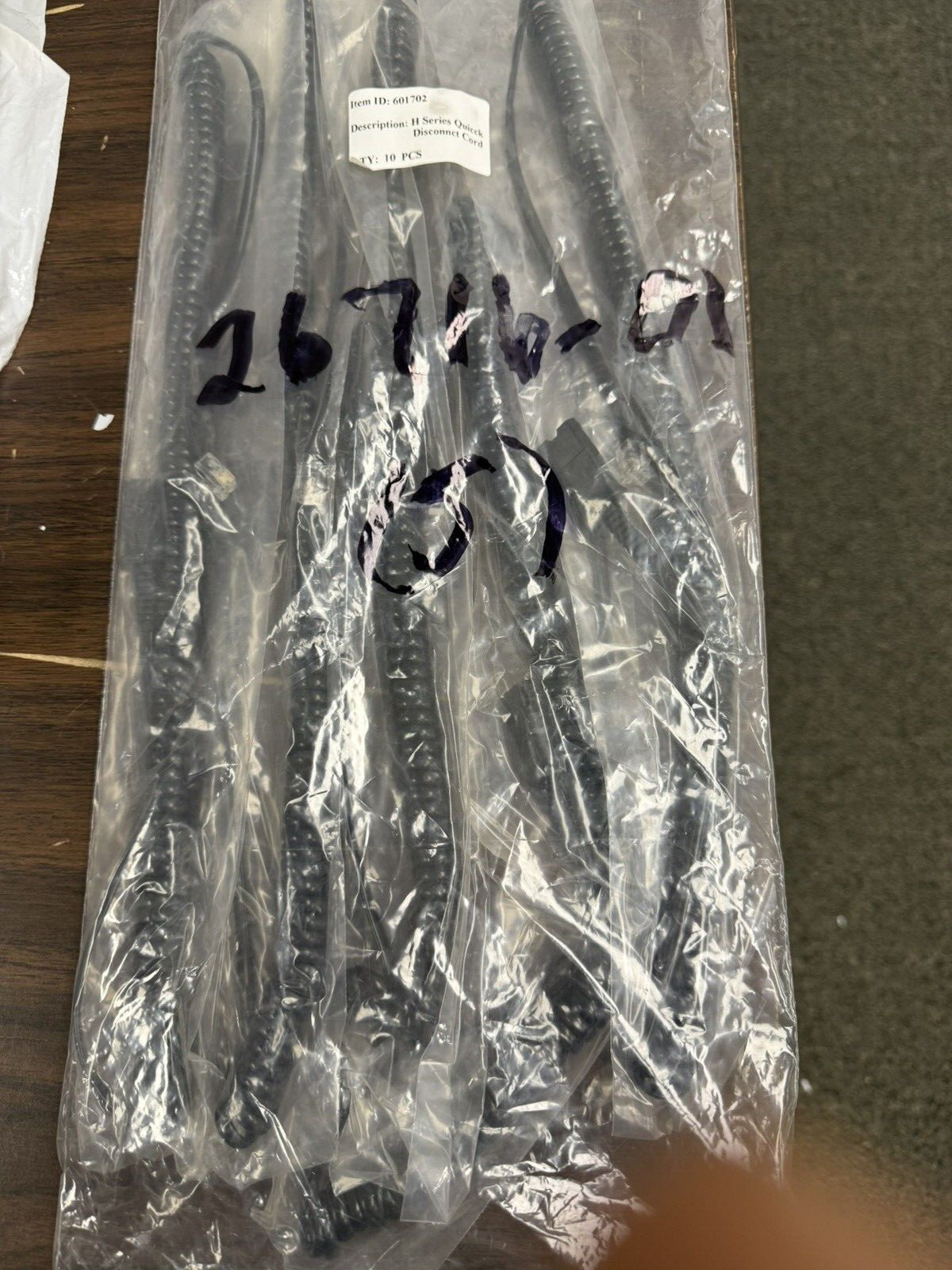 Lot Of 5 NEW PLANTRONICS 26716-01 Quick Disconnect Cable For M22 M12 M10 MX10