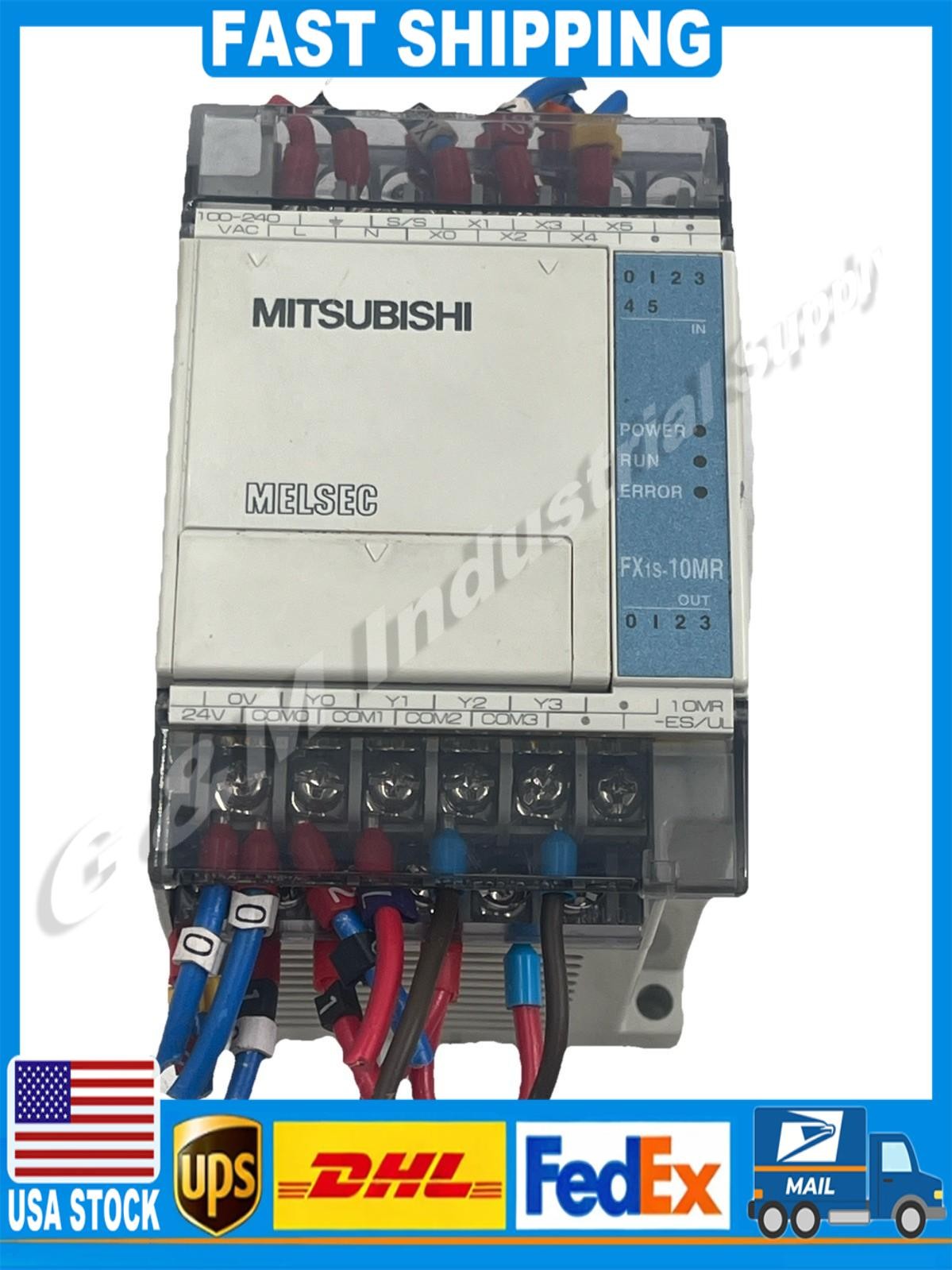 MITSUBISHI FX1S-10MR-ES/UL PROGRAMMABLE CONTROLLER 100-240V AC PLC MODULE NEWD
