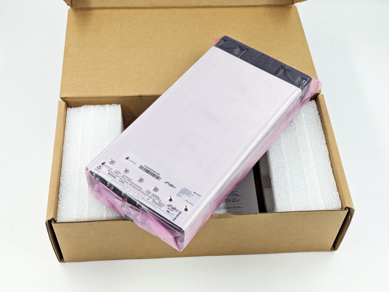 Brand New Excelsys UX6 100-240VAC 50-60Hz 1200W Power Supply