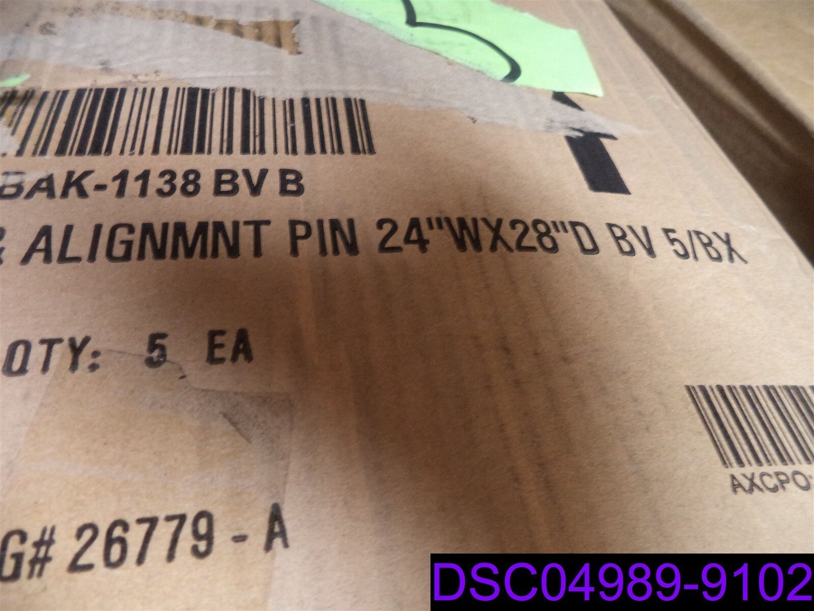 QTY=5 MARCO WIRE SHELF WITH 2 TRACK & ALIGNMNT PIN HOLE BAK-1138BVB- NEW