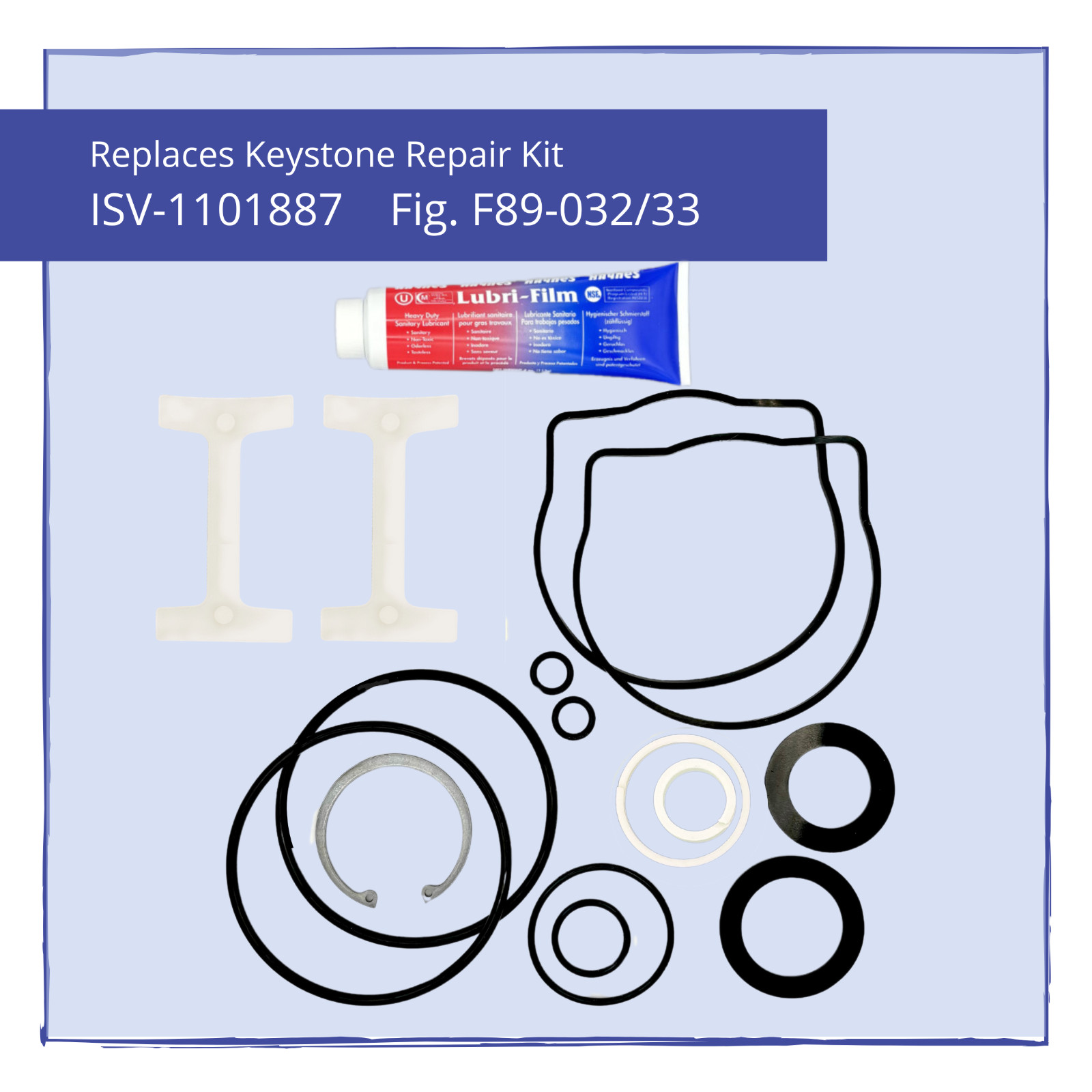 Actuator Repair Kit for Keystone Fig. F89-032/33, Replaces ISV-1101887