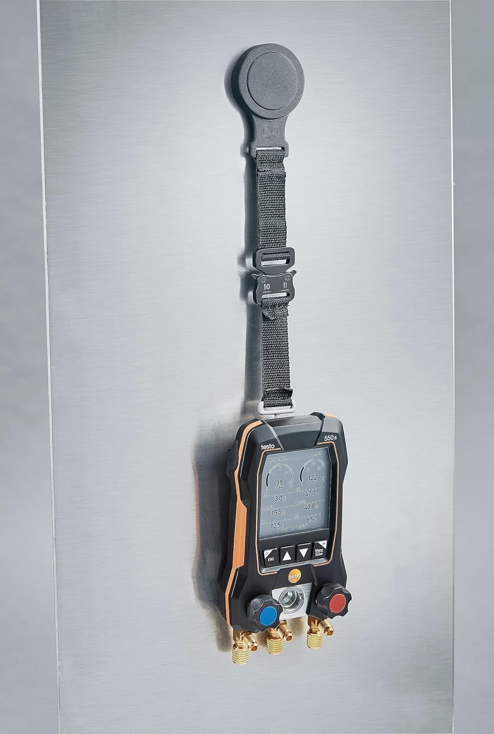 Testo 550s SMART KIT 2-Valve Digital Manifold/Wireless Temp Probe Fast delivery