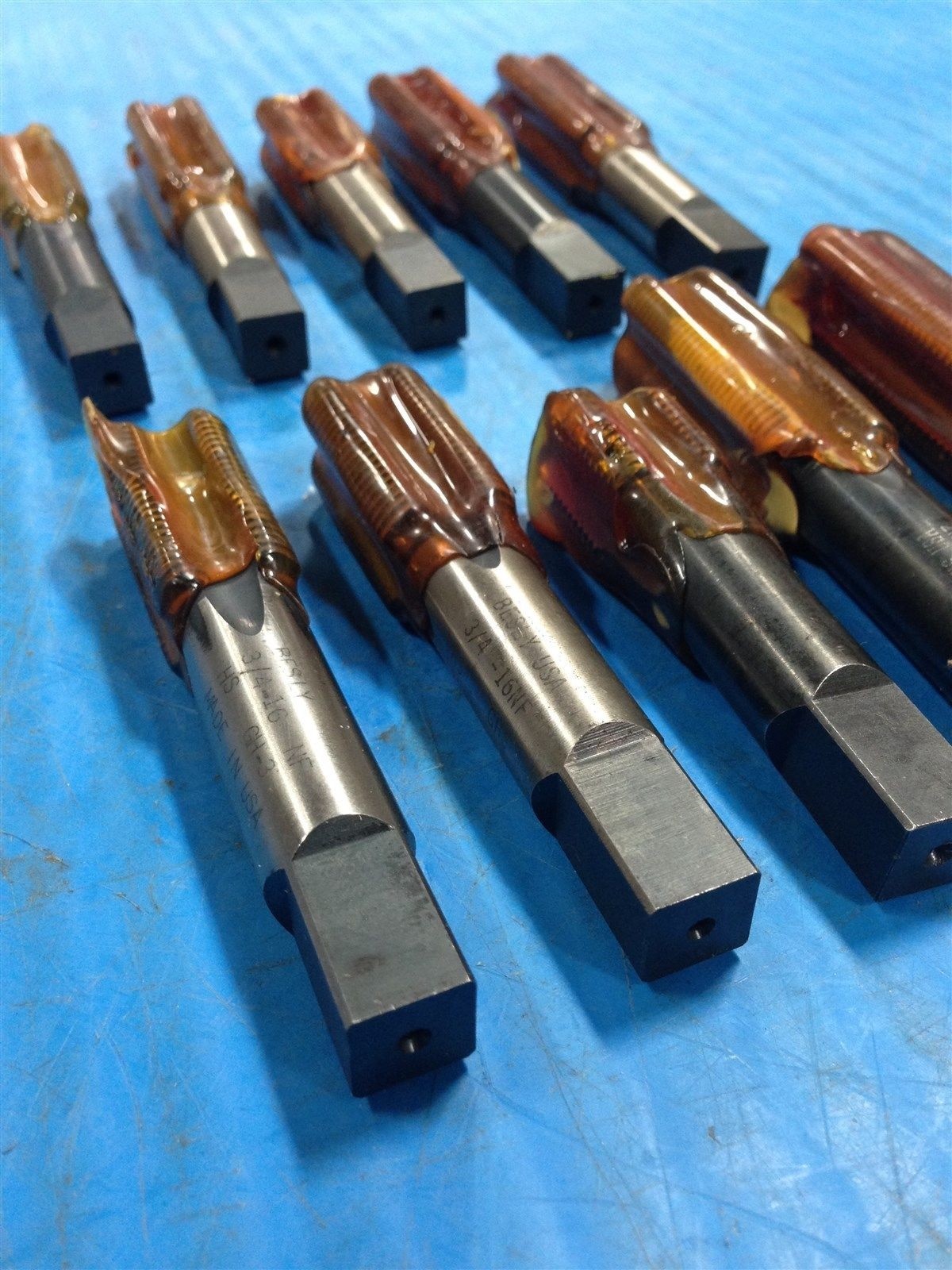 LOT OF 50 REFURBISHED NORTH AMERICAN BESLY 3/4″-16NF TAPS (J3)