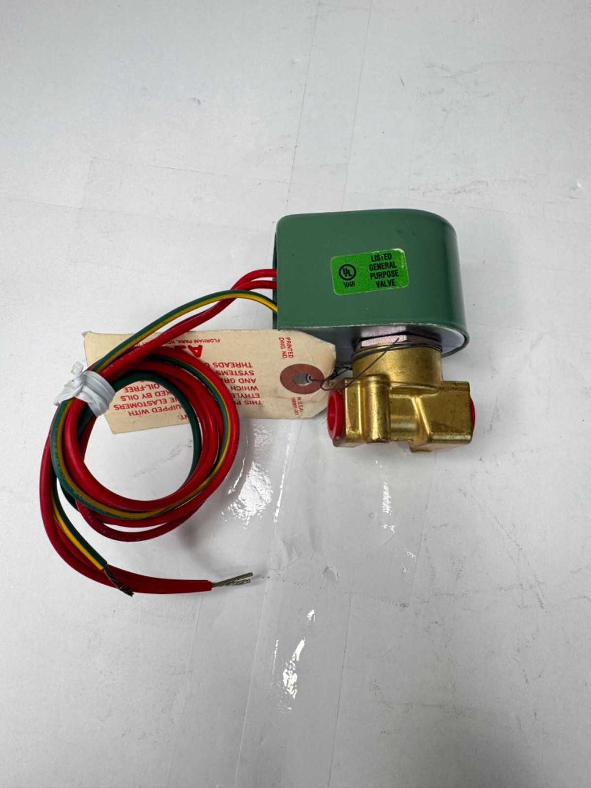 ASCO REDHAT HV2382761 1/4” Pipe Hot Water 6 PSI Steam 120/60 110/50 10.5 Watts