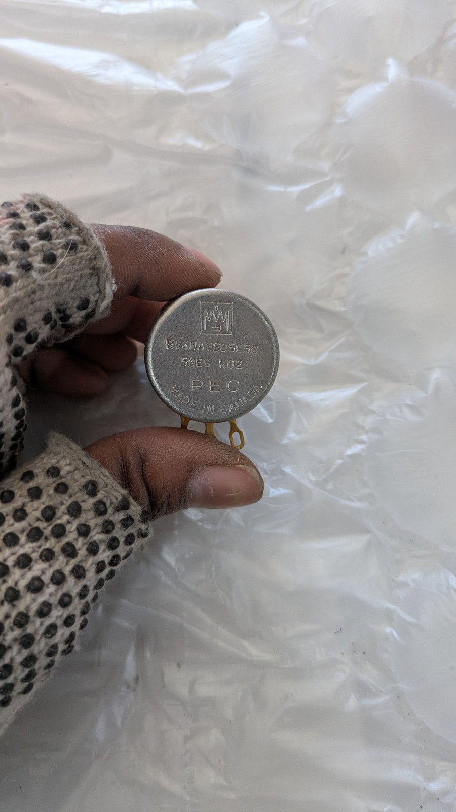 PEC MM RV4NAYSD5053 5MEG K02 POTENTIOMETER