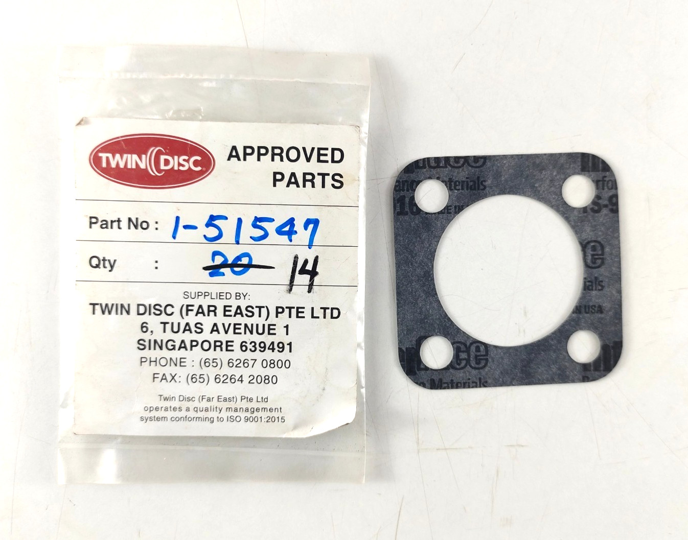 Packing P/N 1-51547 For Twin Disc ( Pack of 13 )