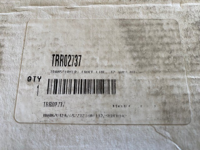 Service First TRR02737 Choke Line 12A 600V RMS A/C Transformer