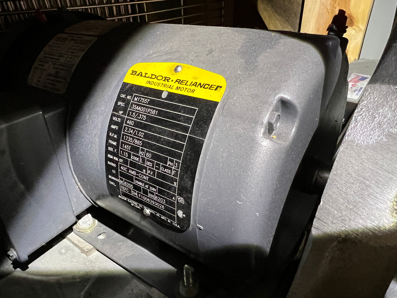 Aerovent *Panel Fan, Direct Drive* 24″ DDP* 460V * 1.5HP * 1779RPM* {4}Blade*NEW