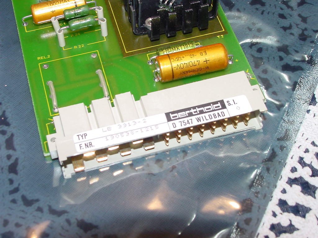 Berthold LB 3913 Stromregler 43158060-951/1, D 7547 Wildbad F.NR. 190538-1215