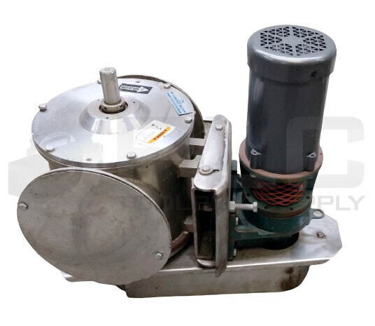 KICE VBS VBS10X8 TER ROTARY AIRLOCK VALVE, STAINLESS STEEL, w/ BALDOR VM3538