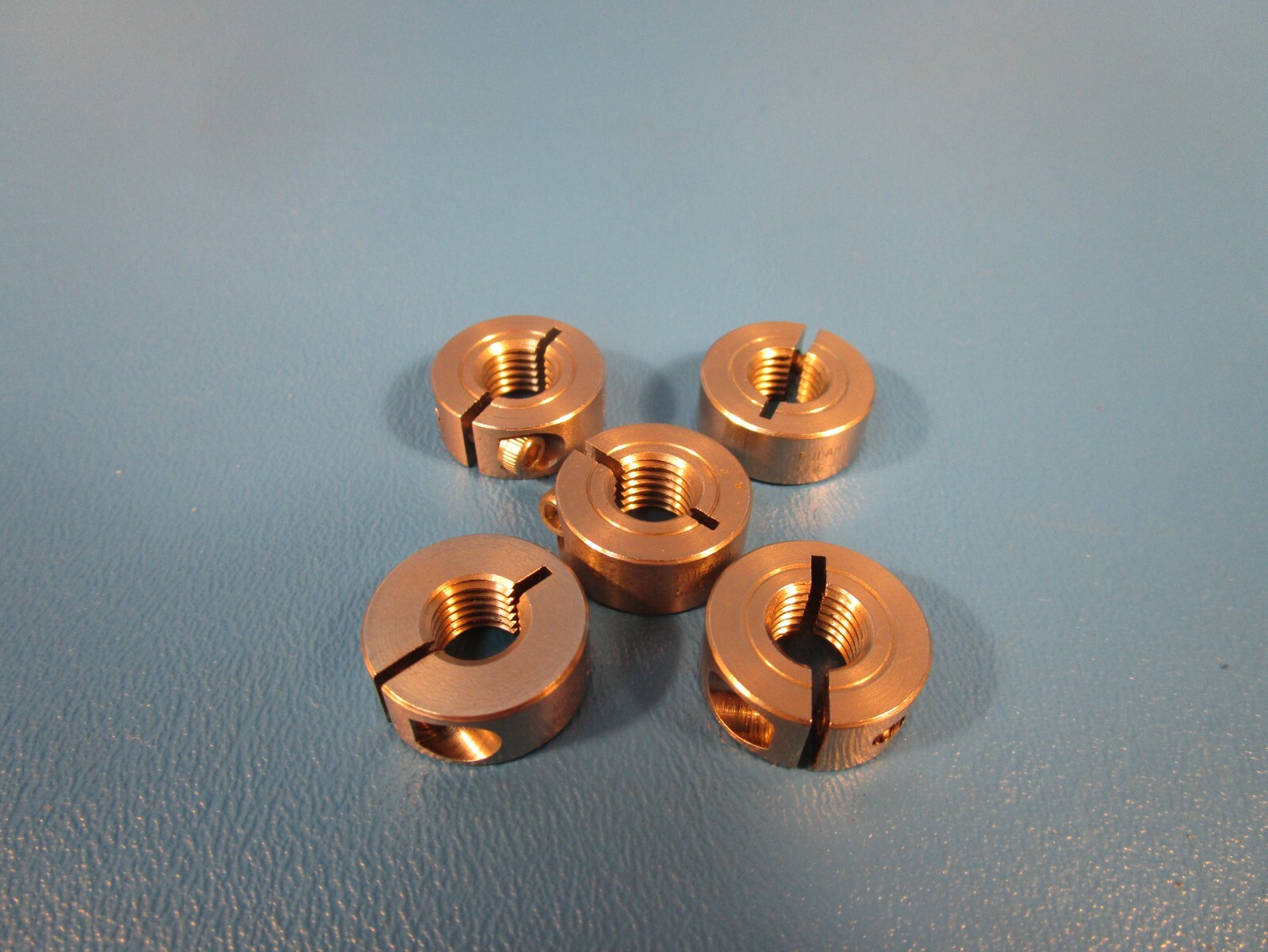 LOT of 5 RULAND TCL-5-24-SS, Collar, Threaded Stainless Steel, One-Piece, 5/16″