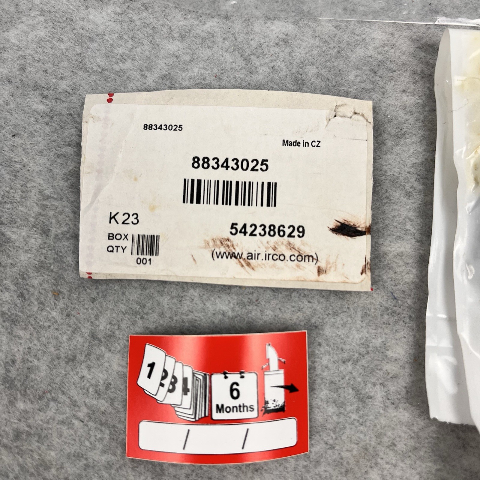 OEM Ingersoll Rand #88343025 Replacement Filter Czech Republic NOS