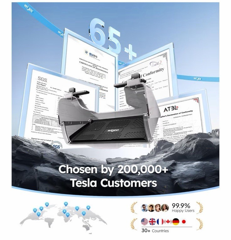 Wigoo Under Screen Organizer Model Y 2019~2026, Including Model Y Juniper New