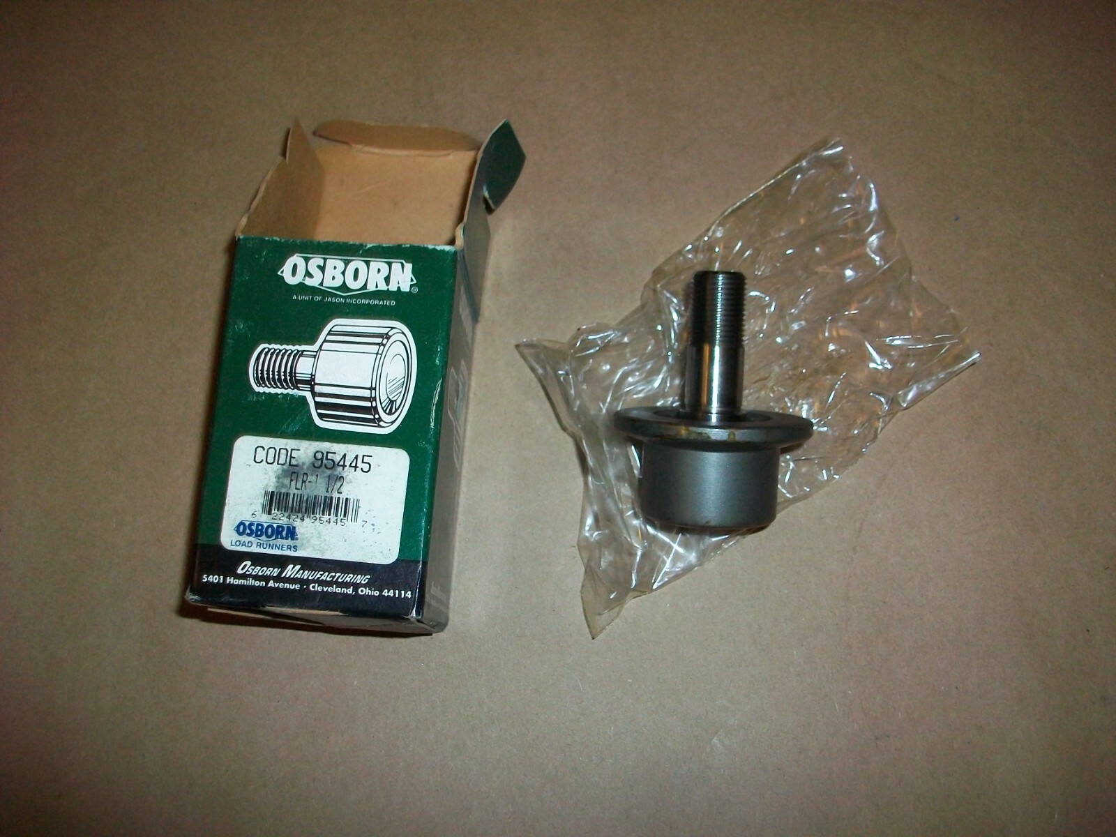 OSBORN Load Runner Cam Follower FLR-1 1/2”Heavy Duty Idler 95445 NEW