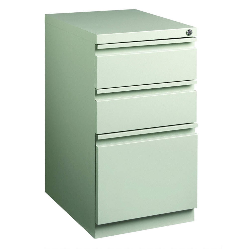 HIRSH 18576 Desk Pedestal,19 7/8″ Depth,Light Gray 48YC85