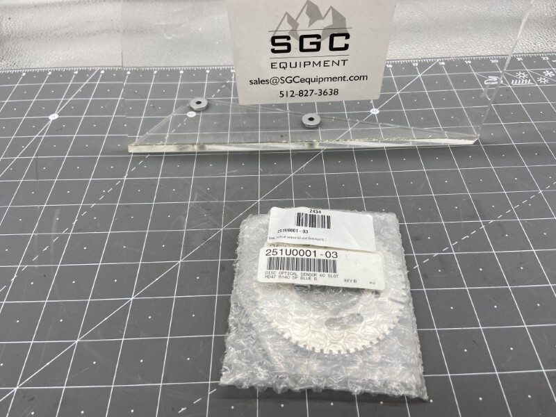 Semitool Disc Optical Sensor 60 Slot PN: 251U0001-03