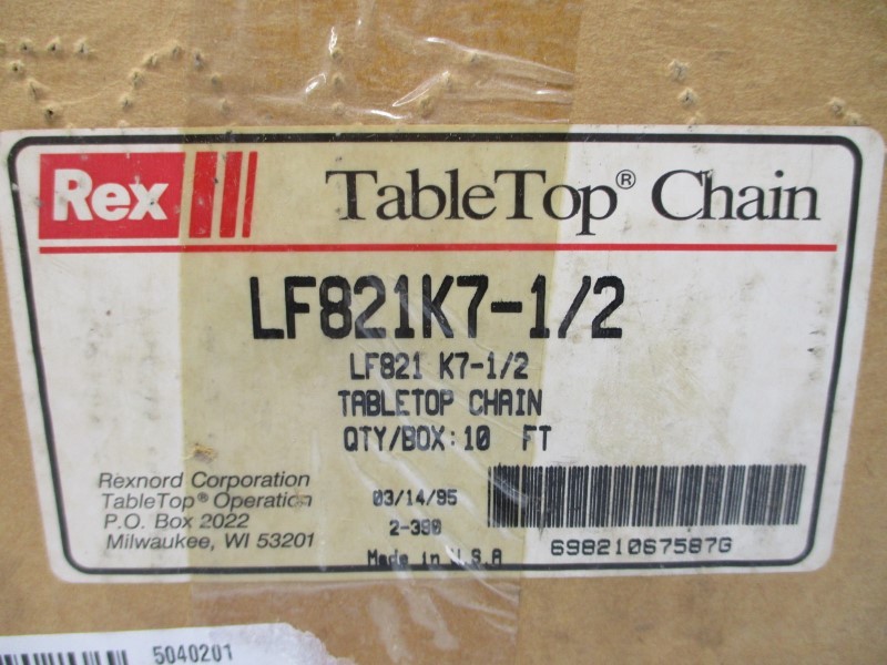REXNORD LF821K7-1/2 10′ NSMP