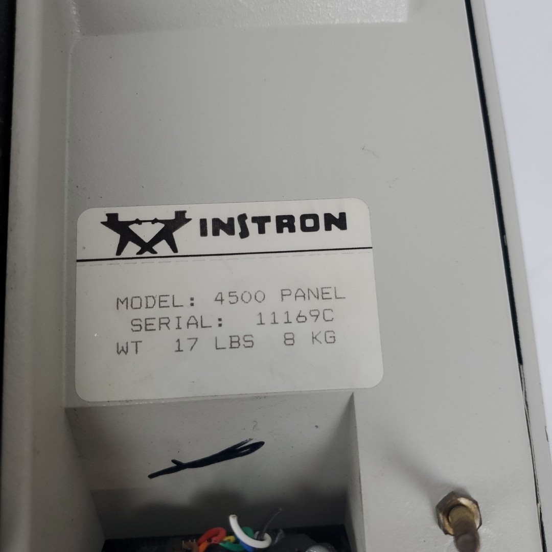 Instron 4500 Controller Panel Tensile Tester Control Panel- no power cord