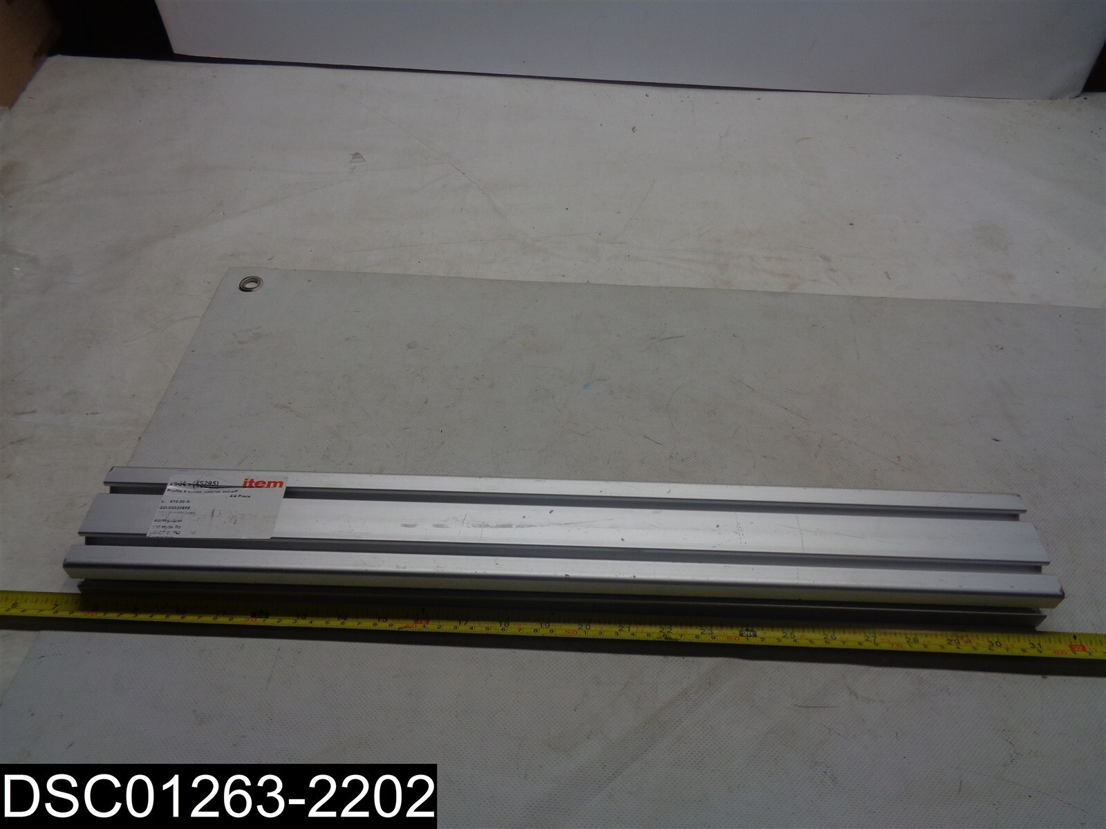 2604-(45295) Item Profile 80X40 Natural Cut Off 24″ x 3″ x 1-1/2″
