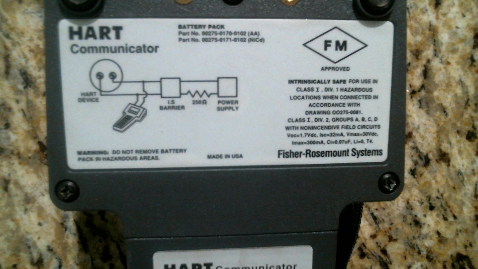 HART COMMUNICATOR D9E15C0000 FIELD COMMUNICATOR SMART TRANSMITTER -FREE SHIPPING