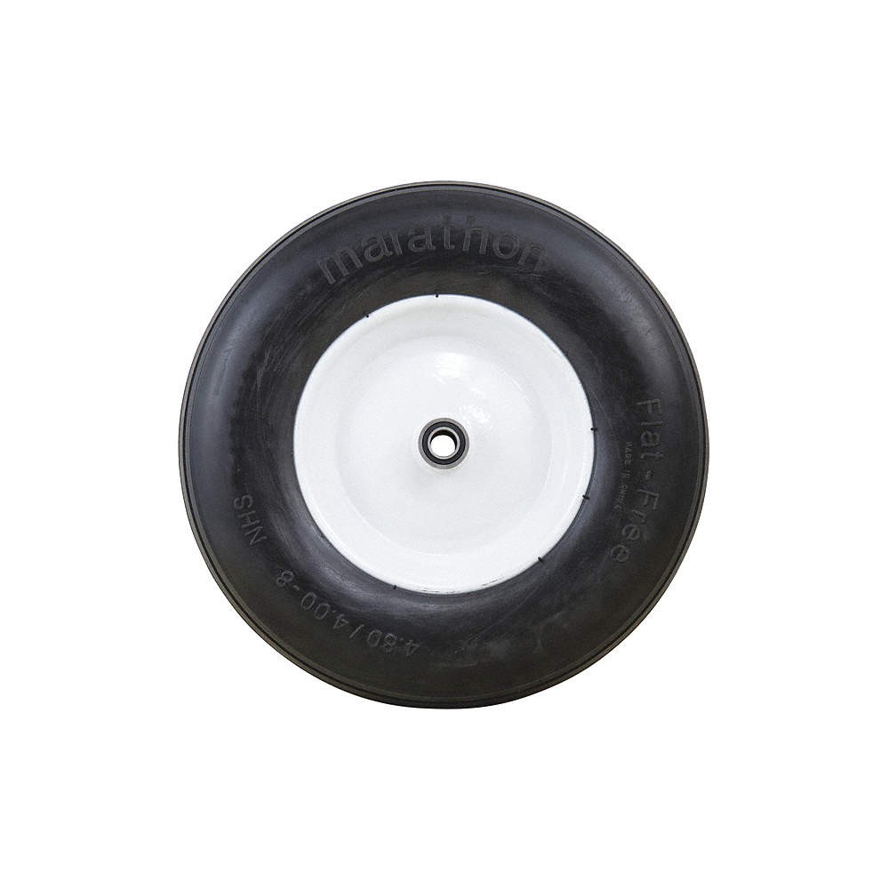 GRAINGER APPROVED 53CM51 FlatFree Wheel,15 1/2″,675lb,4.80/4.00-8 53CM51
