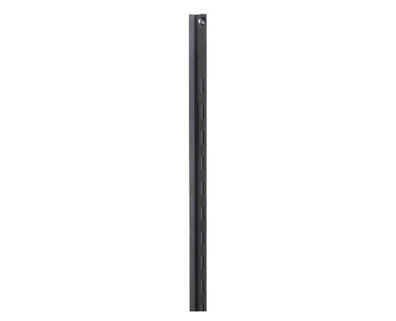 Knape & Vogt 80 BLK 24 Steel Black Single Slot Standard Shelf 2 ft. (Pack of 10)