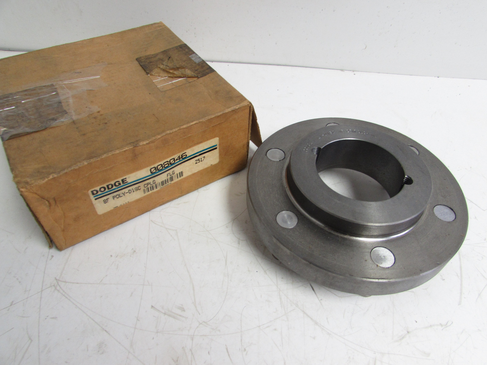 DODGE 008046 8F POLY-DISC COUPLING FLANGE 2517 ***NIB***