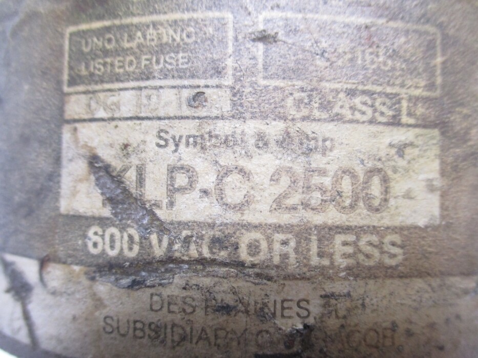 LITTLE FUSE KLP-C2500 UNMP