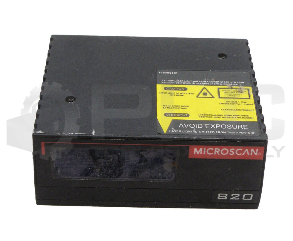 MICROSCAN FIS-0820-0003 FIXED BARCODE SCANNER 10-28VDC 3W MS-820