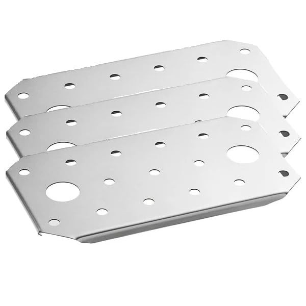 3-Pack Stainless Steel Steam Table False Bottom | 1/4 Size | Perforated
