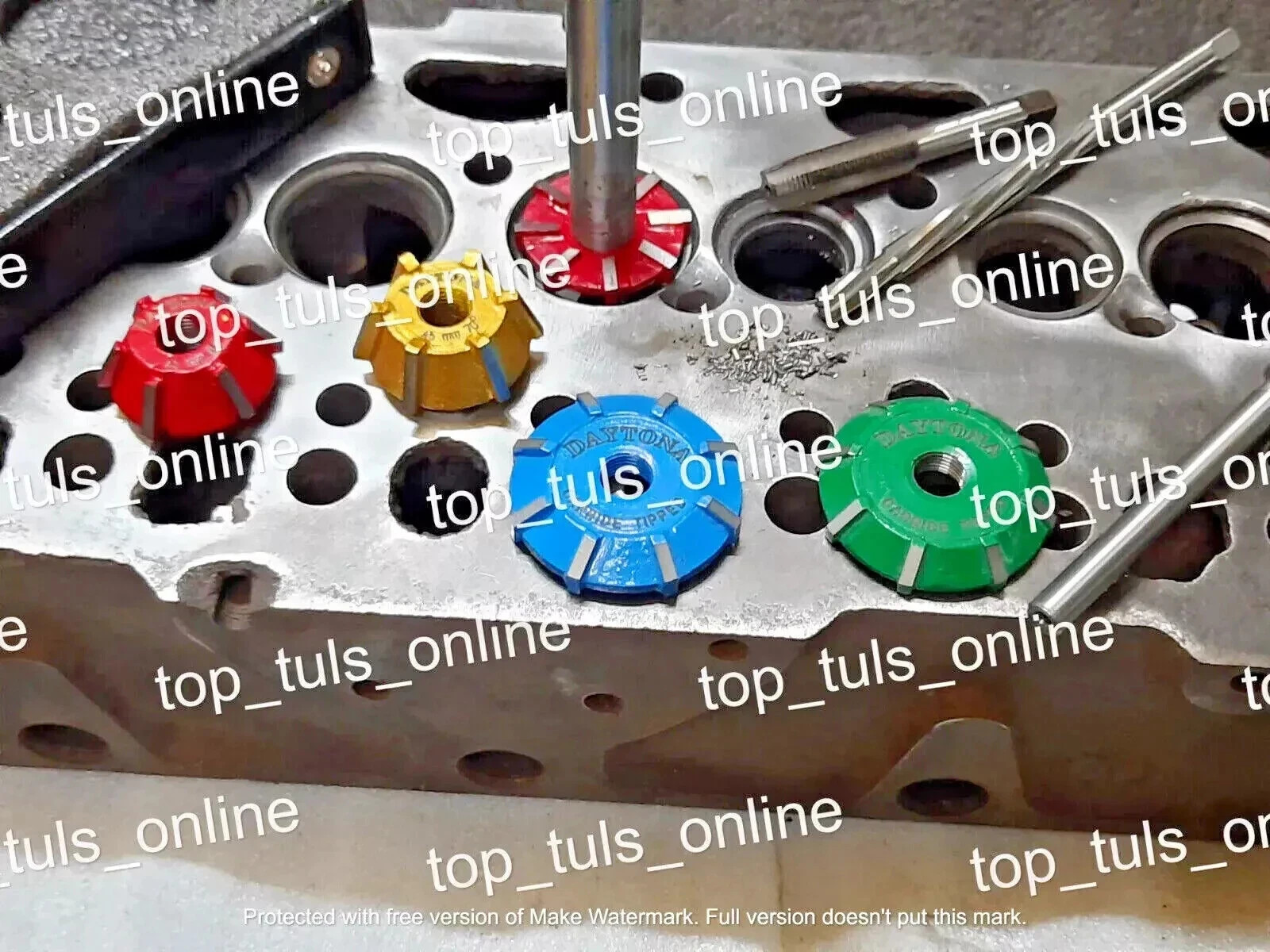 17x GM LS-3 4th Generation VALVE SEAT CUTTER KIT 3 ANGLE CUT CARBIDE TIPPED