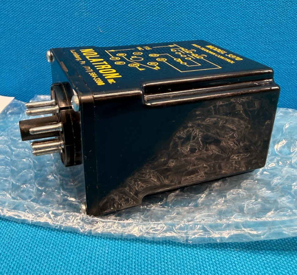 Nolatron Model 3370 Anti Tiedown Control Module 115VAC 10A Industrial Relay